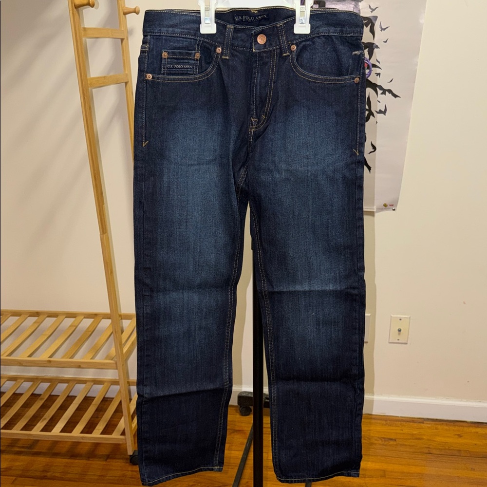 U.S. Polo Assn. Men's Deep Indigo Straight Jeans